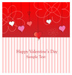 Happy valentine's day vector card. Happy valentine's day vector card.