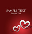 Vector romantic celebration card for valentine's day. Vector romantic celebration card for valentine's day.