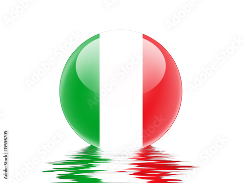 Illustration: bandeira de Italia bandeira de Italia
