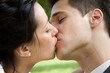 Couple kissing