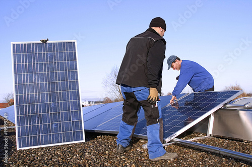 Assembling from solar electricity