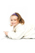 Little girl in white