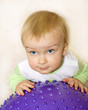 small boy with a ball