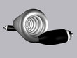 Antennenkabel - isoliert - 3D