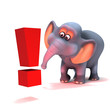 Elephant exclaimation