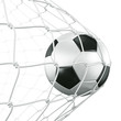 Soccerball in net