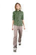young dreadlock man walk isolated young dreadlock man walk isolated
