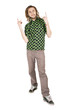 young dreadlock man rock gesture isolated young dreadlock man rock gesture isolated
