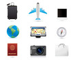 travel icon set