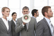 Businessman shouting