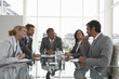 At an executive meeting