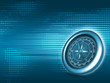 Earth map background with compass Earth map background with compass