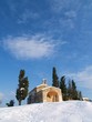 Chapelle Saint Sixte d'Eygalières (13) sous la neige