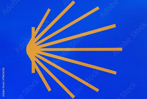 Pilgern,Symbol,Jakobsmuschel,Santiago de Compostela,Galicien Pilgern,Symbol,Jakobsmuschel,Santiago de Compostela,Galicien