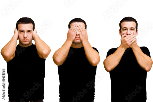 Photo: Les 3 singes de la sagesse 4 Les 3 singes de la sagesse 4