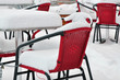 1914 - Bistro im Schnee