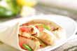 Colorful burrito