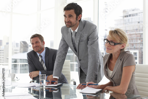Photo: At a business meeting At a business meeting