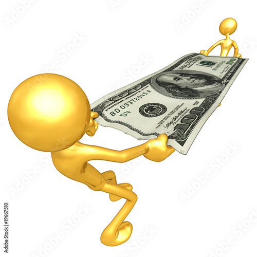 Illustration: Gold Guys With Money Gold Guys With Money