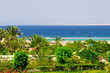 Beautiful view of the sea from the Egyptian hotel