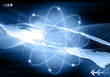 Abstract futuristic global background