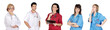 Medical team with pensive face