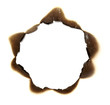 burn paper frame background
