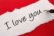 I love you card