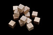 Wooden cubes