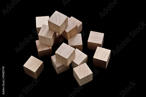 Photo: Wooden cubes Wooden cubes