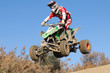 Quad 7 jumping the dune Quad 7 jumping the dune