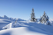 Winterlandschaft in den Bergen