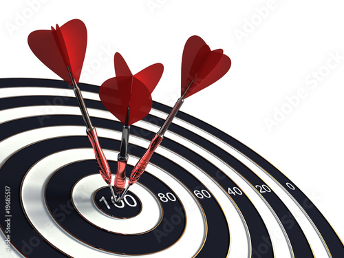 Illustration: Success target Success target