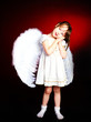 cute girl with wings
