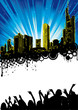 Blue Cooler City Party Flyer Blue Cooler City Party Flyer