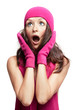 surprised young woman surprised young woman