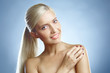 blond smiling