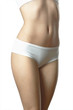 slim young woman body