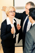 Business team discussing a project