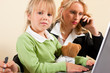 Busineswoman and mother cannot take it all