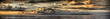Coucher de soleil panoramique