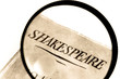 A Book by Shakespeare under a Magnifying Glass