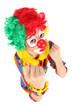 clown enfant vue plongeante