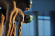 Photographie : young swimmmer on swimming start