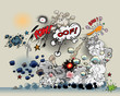 Comic book - explosion