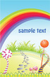 vector spring background