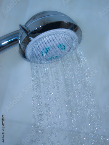Photo: Running Shower Head Running Shower Head
