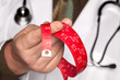 Doctor with Stethoscope Holding Measuring Tape Doctor with Stethoscope Holding Measuring Tape