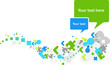 abstract concept background with puzzle and design elements abstract concept background with puzzle and design elements