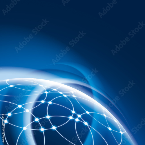 Illustration: Netzwerk und Internet Netzwerk und Internet